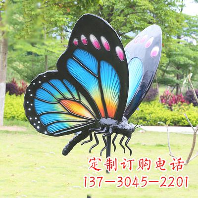 达州蓝蝴蝶雕塑-让你的室内空间焕发生机