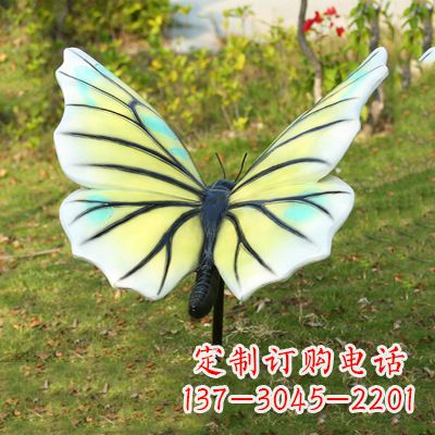 达州色彩丰富的仿真蝴蝶雕塑