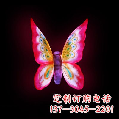 达州红发蝴蝶 小号发光雕塑