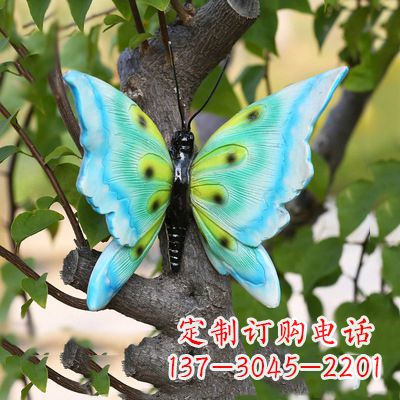 达州蓝色蝴蝶雕塑