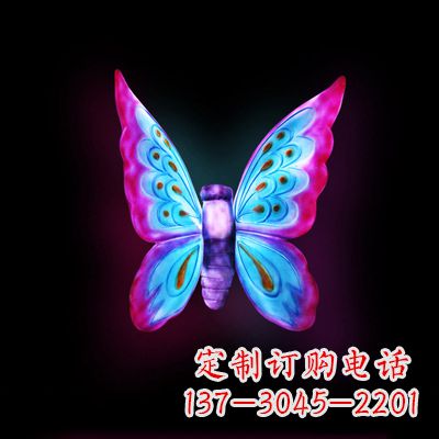 达州璀璨发光蝴蝶雕塑