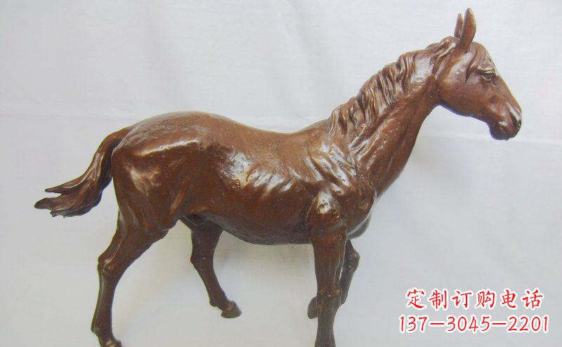 达州仿真马铸铜动物雕塑