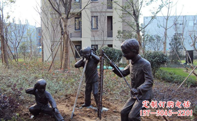 达州中领雕塑 | 为儿童景观带来美好的铜雕塑