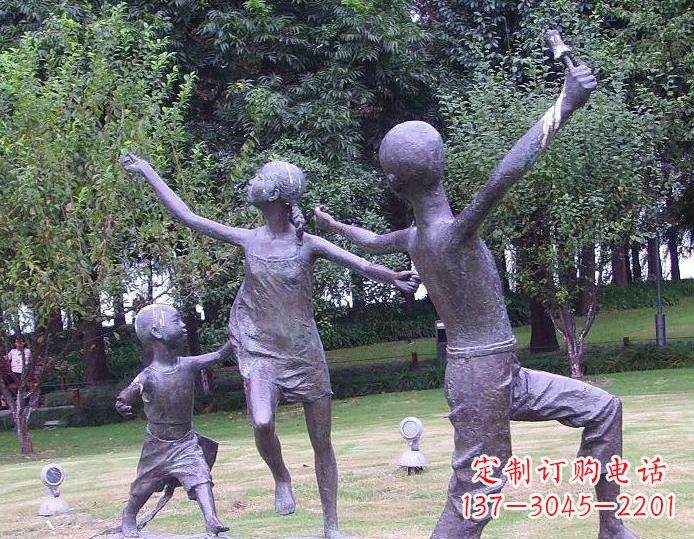 达州可爱儿童雕塑