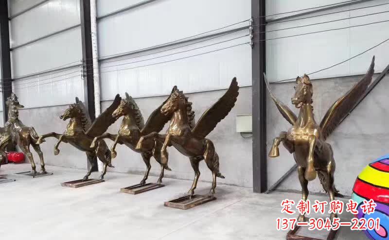 达州飞马铜雕