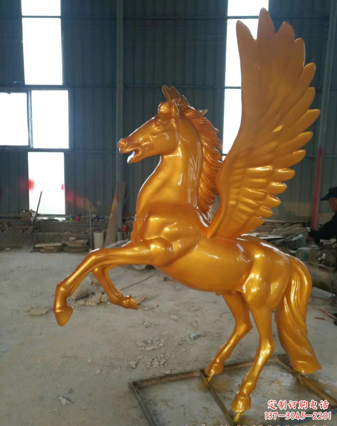 达州飞马铜雕——精美的马雕塑