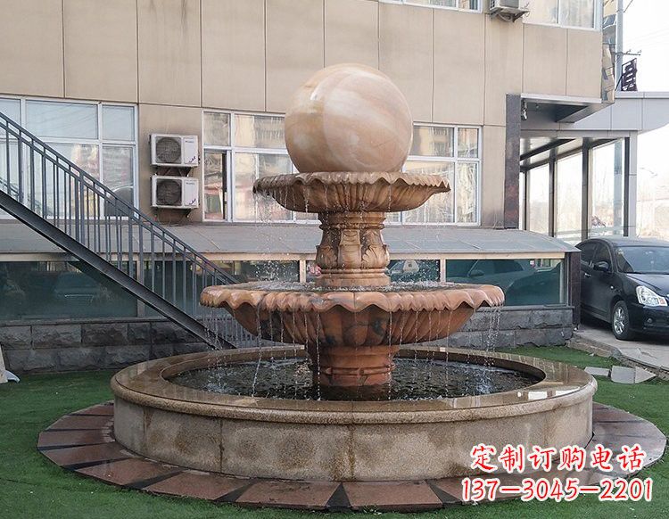 达州独特的风水球石雕