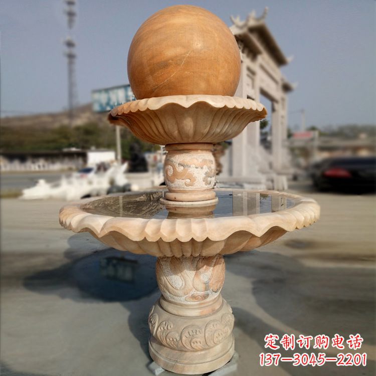 达州风水球石雕塑