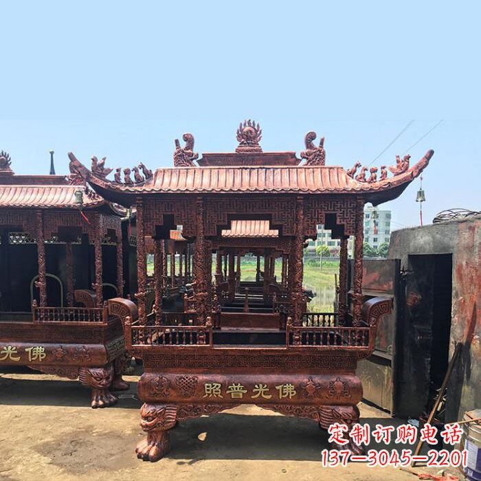 达州佛光普照香炉雕塑