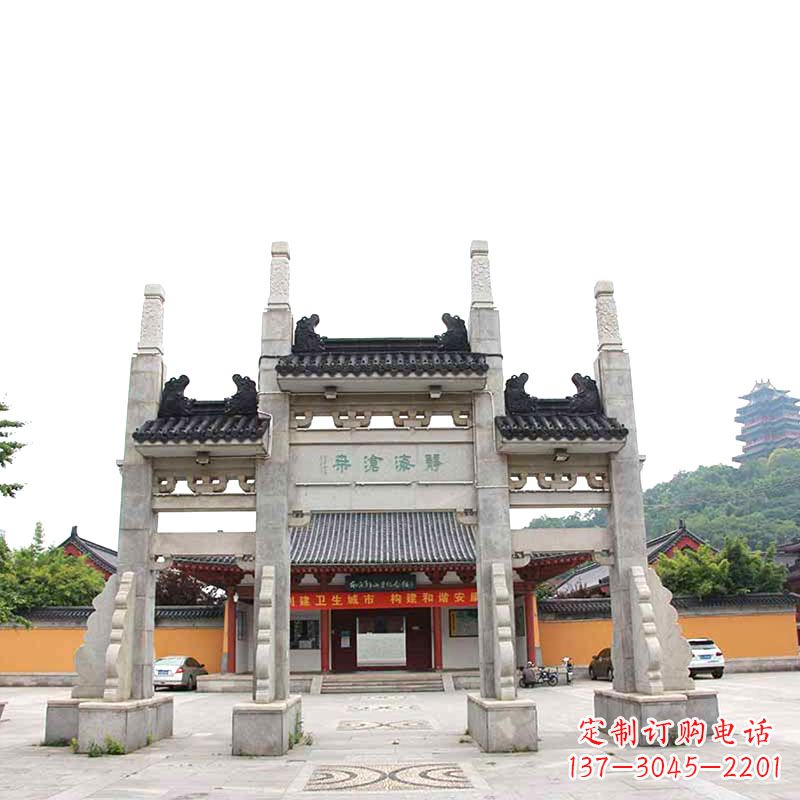 达州佛教景区石牌坊