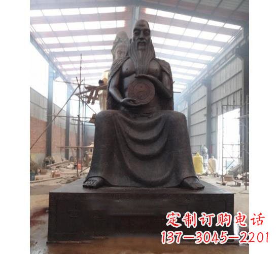 达州伏羲铜雕
