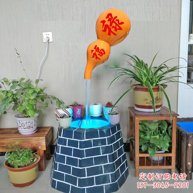 达州福禄葫芦艺术陶瓷雕塑