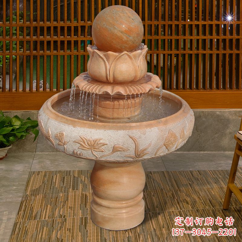 达州领雕塑涪陵悬浮风水球雕塑