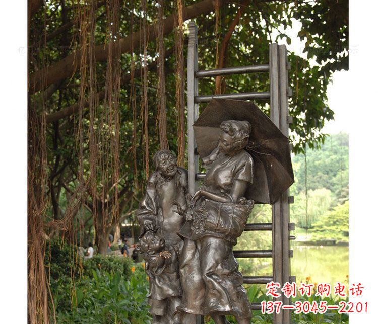 达州象征女性魅力的女人铜雕