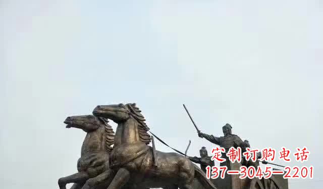 达州文艺复兴风格马车雕塑