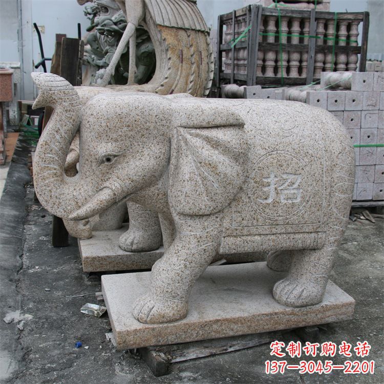 达州唯美大象雕塑