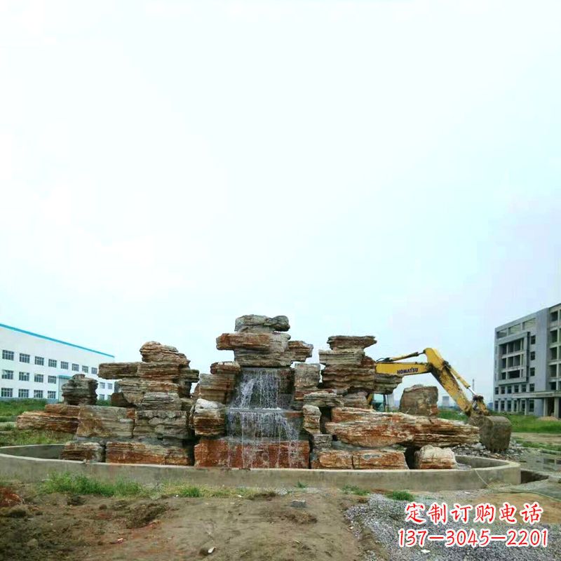 达州高雅精致的千层石假山雕塑