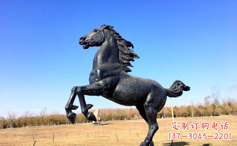 达州精美铜雕奔马动物雕塑
