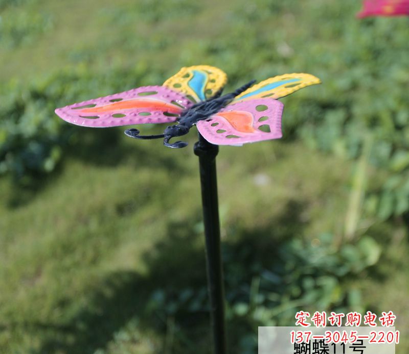 达州个性化不锈钢彩色蝴蝶雕塑
