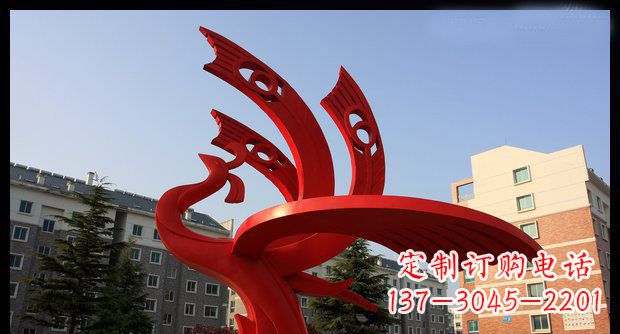 达州不锈钢凤凰雕塑