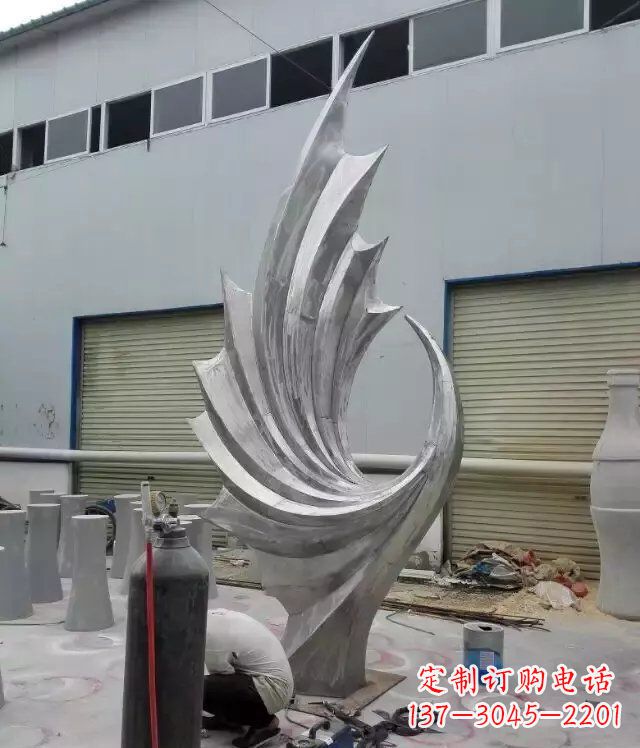 达州 不锈钢凤凰抽象雕塑