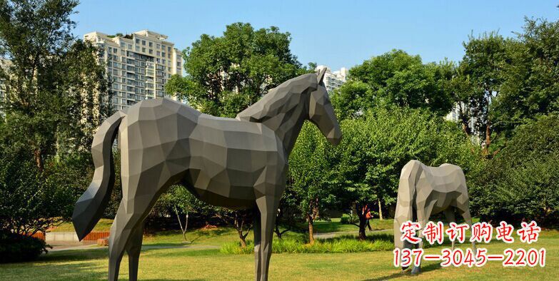 达州产品名称不锈钢动物抽象雕塑