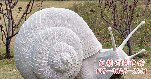 达州抽象不锈钢蜗牛雕塑