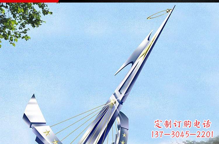 达州古典高雅不锈钢帆船雕塑