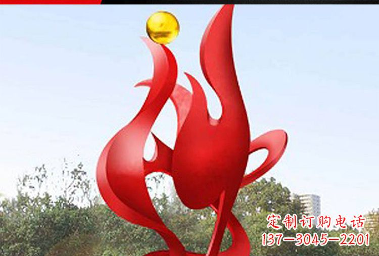达州现代工艺不锈钢凤凰雕塑