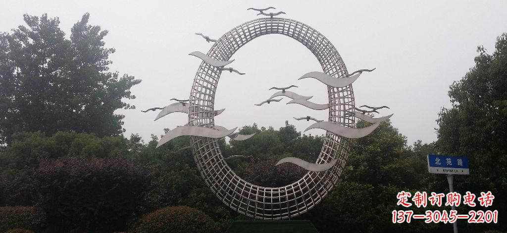 达州优雅风采,质感之美,赏心悦目的不锈钢海鸥雕塑