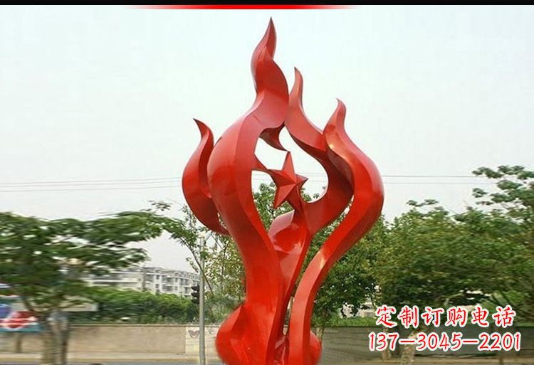 达州 不锈钢火炬雕塑-美轮美奂