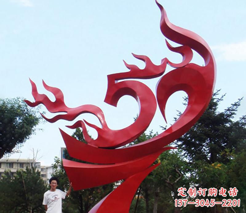 达州梦幻飘带景观雕塑
