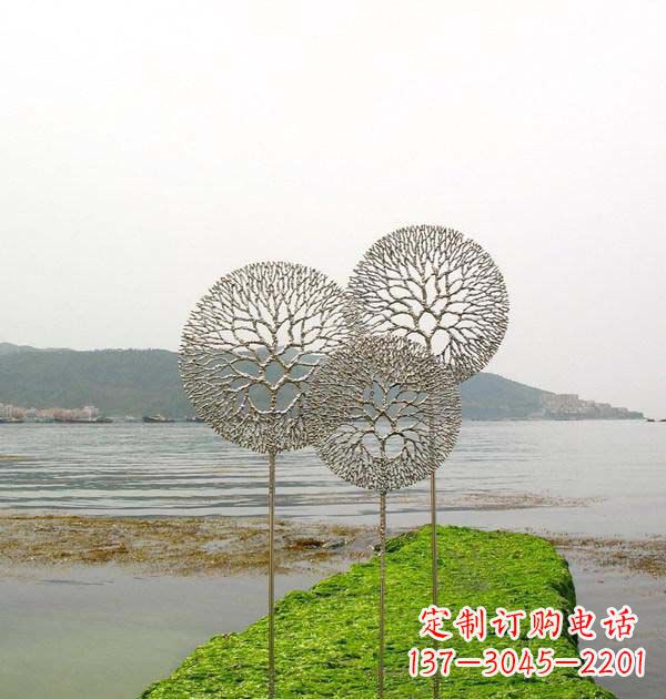 达州 迷人的不锈钢蒲公英雕塑