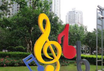 达州不锈钢音符雕塑-引领您的心情旋律