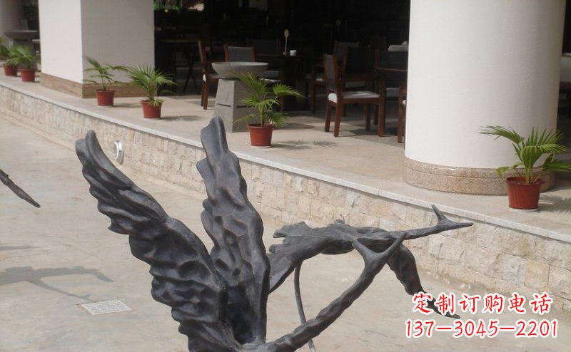 达州中领雕塑精美大雁铜雕