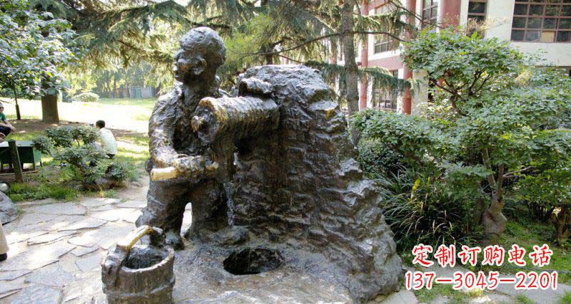 达州春洋定制铜雕男孩雕塑