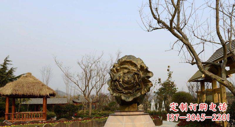 达州公园大白菜景观铜雕