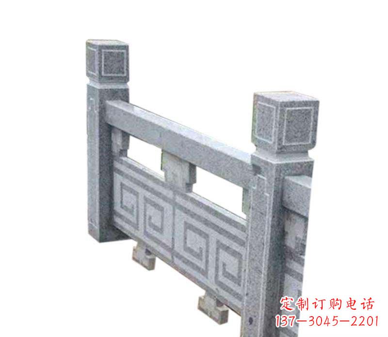 达州公园大理石护城河栏板石雕