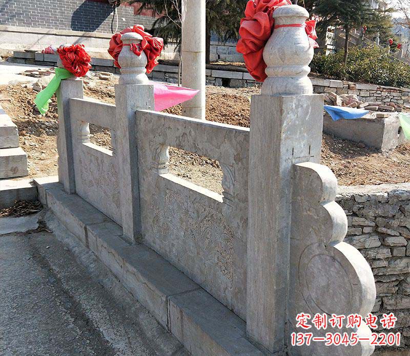 达州公园大理石栏板景观石雕 (2)