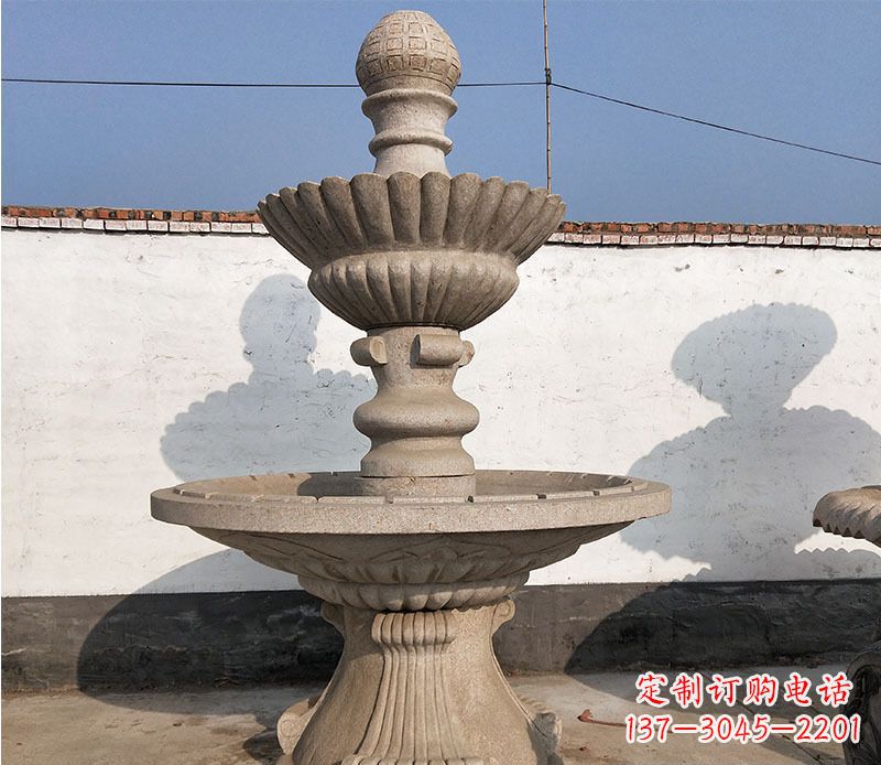 达州公园大理石喷泉景观石雕