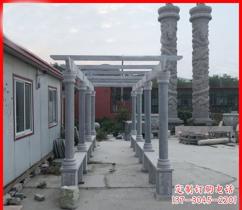 达州公园大理石石雕长廊 (3)