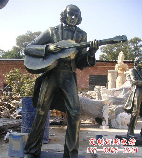 达州高端精致吉他雕塑