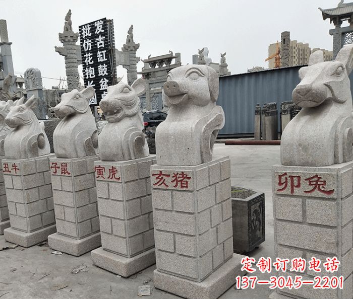 达州动物石雕,精美而精致