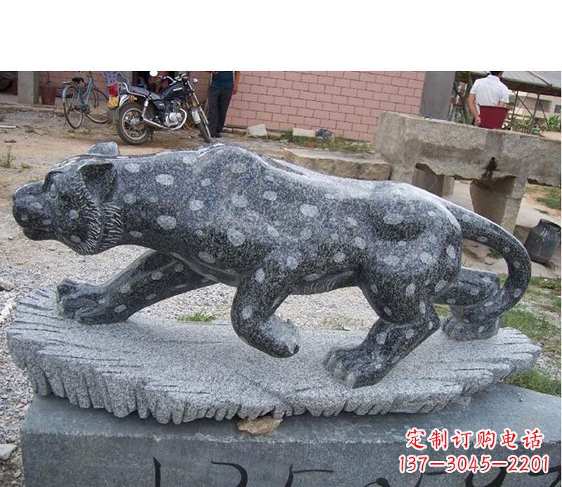 达州华美动物猎豹石雕