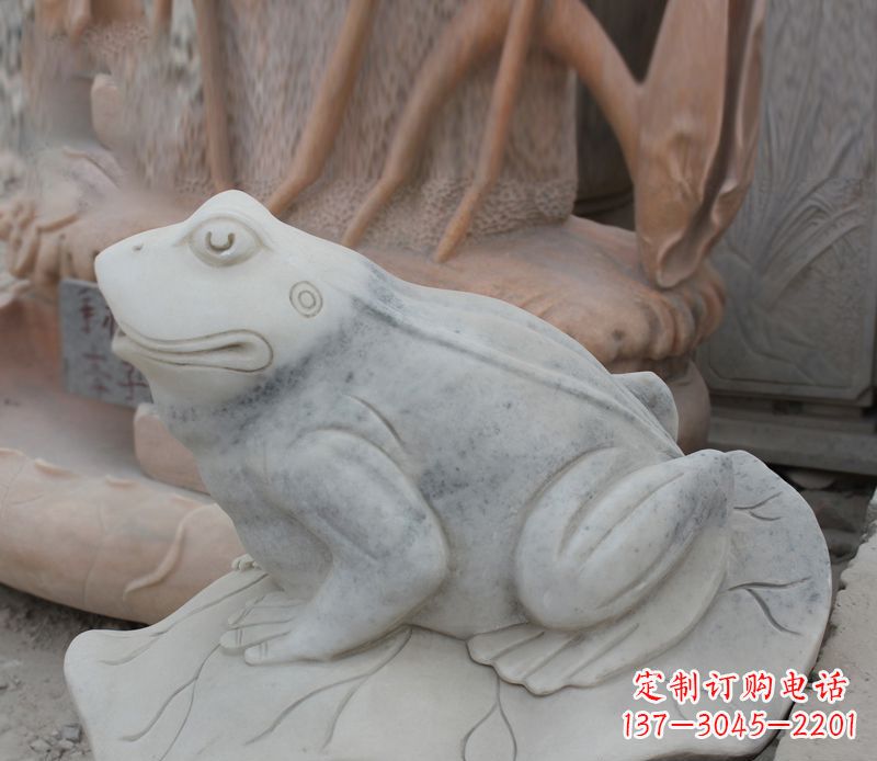 达州公园动物青蛙景观石雕
