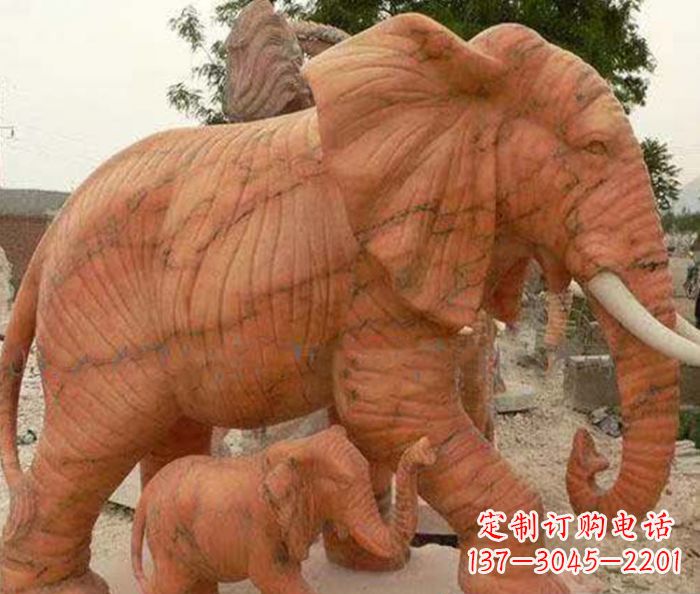 达州精美石雕动物雕塑