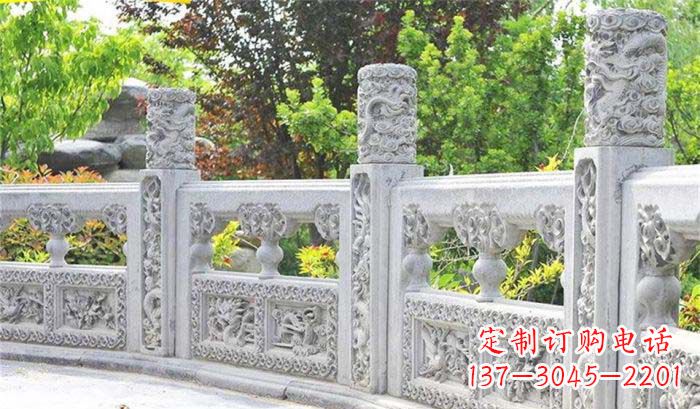 达州公园仿古石栏板雕塑
