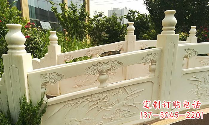 达州精美汉白玉石拱桥雕塑