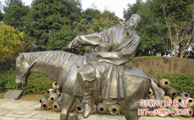 达州动态骑马雕塑