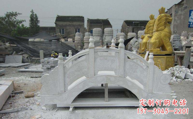 达州精美的大理石拱桥雕塑